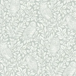 3123-12414 Parliament Seafoam Owl Wallpaper