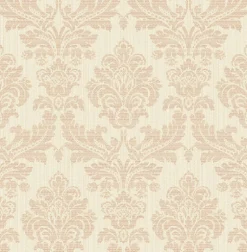 2834-25060 Piers Rose Gold Texture Damask Wallpaper