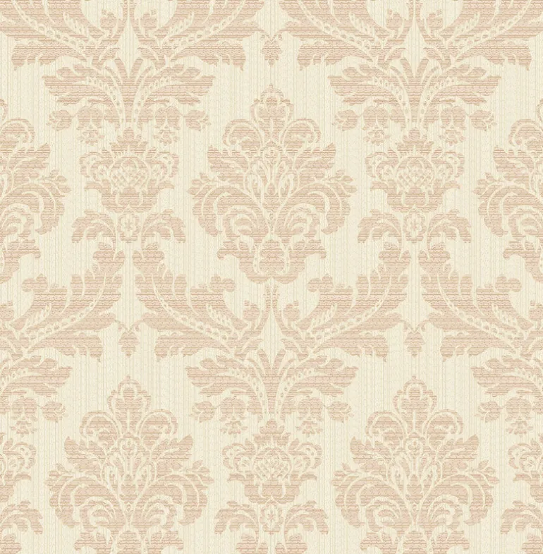 2834-25060 Piers Rose Gold Texture Damask Wallpaper