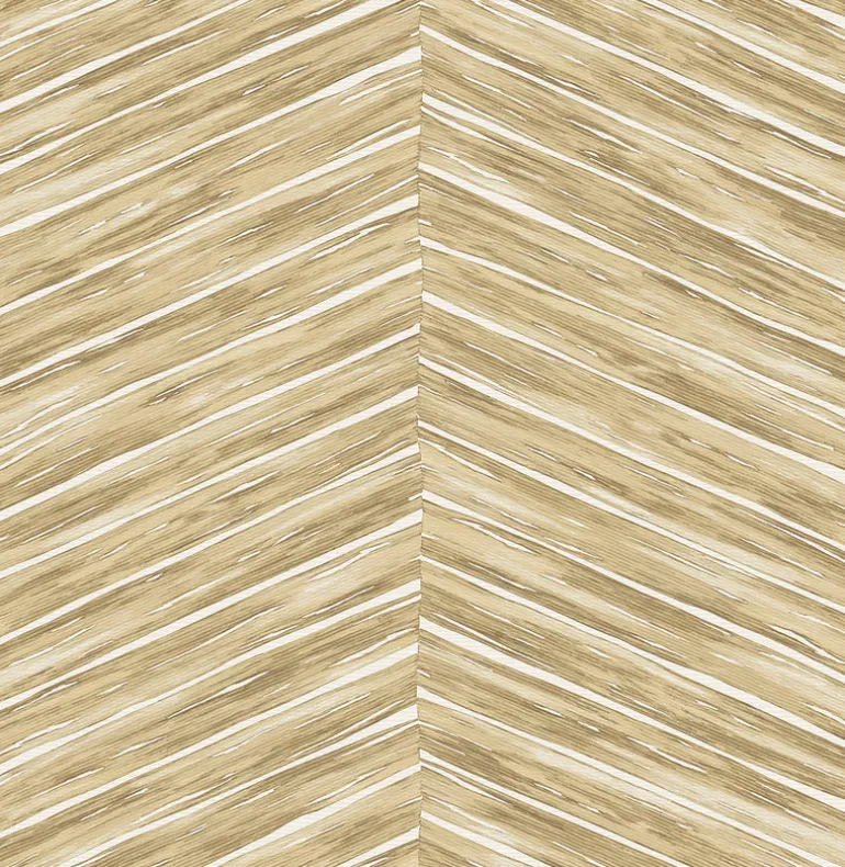 2767-23778 Pina Brown Chevron Weave Wallpaper