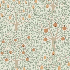 2948-33011 Pomona Multicolor Fruit Tree Wallpaper