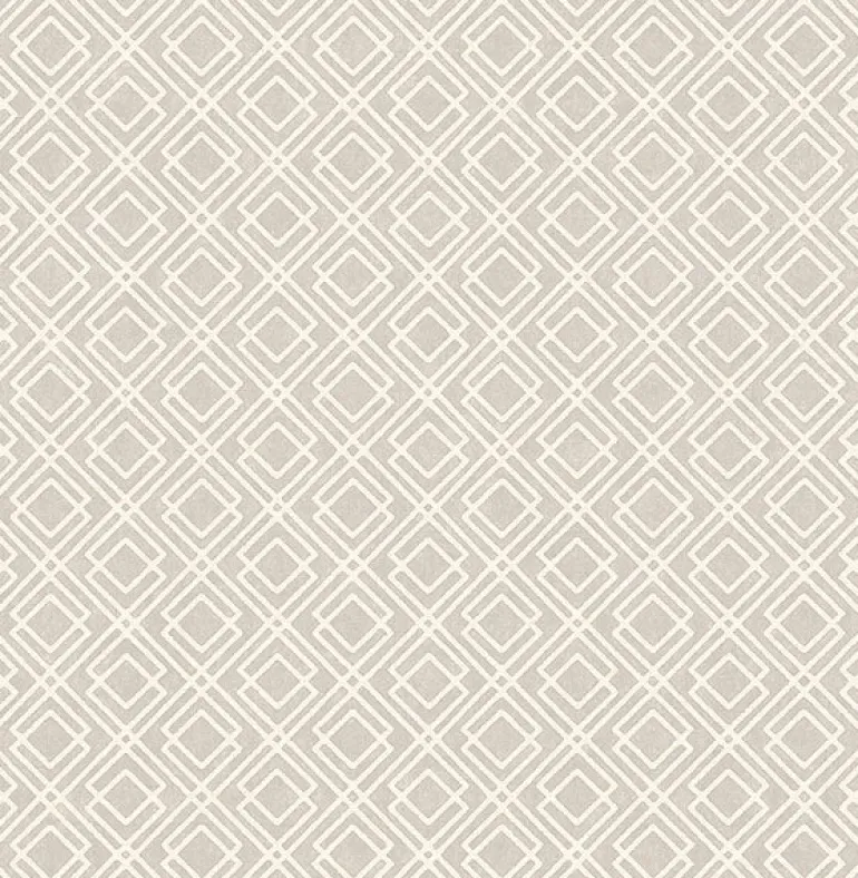 2836-22022 Puck Light Brown Geometric Wallpaper