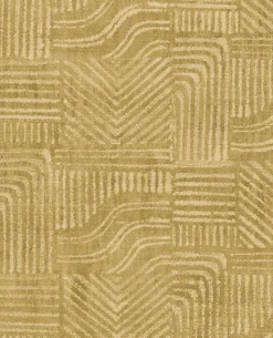 391535 Pueblo Mustard Global Geometric Wallpaper