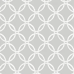 3122-11030 Quelala Grey Ring Ogee Wallpaper
