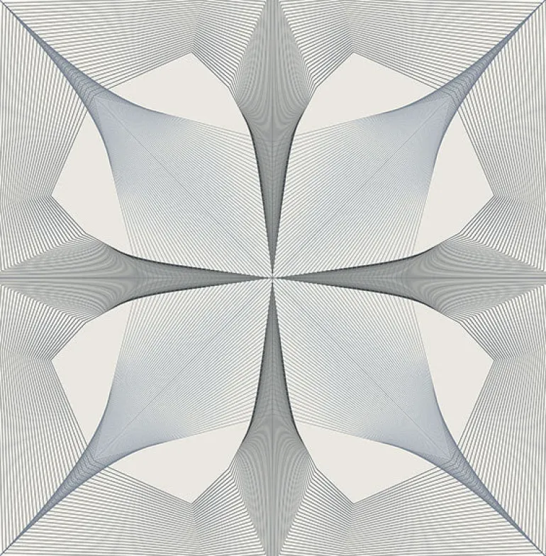 2902-25524 Radius Black Geometric Wallpaper