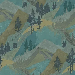 3118-12632 Range Green Mountains Wallpaper
