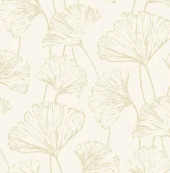 2764-24316 Reverie Gold Ginkgo Wallpaper