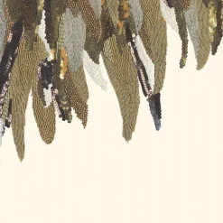 307407 Right Fancy Feather Cream Wall Mural