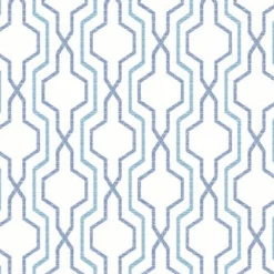 2973-90601 Rion Blue Trellis Wallpaper