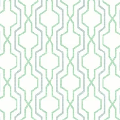 2973-90605 Rion Green Trellis Wallpaper