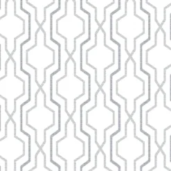 2973-90602 Rion Grey Trellis Wallpaper