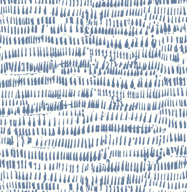 2764-24357 Runes Blue Brushstrokes Wallpaper