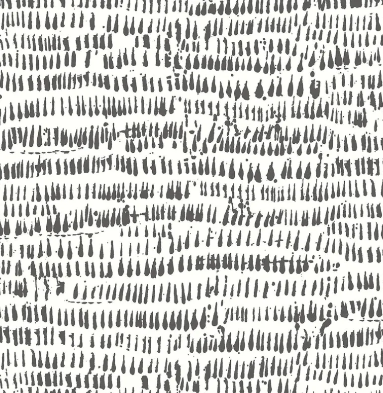 2764-24354 Runes Charcoal Brushstrokes Wallpaper