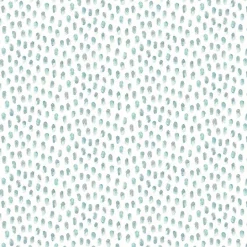 3120-13611 Sand Drips Aqua Painted Dots Wallpaper