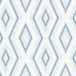 3120-13664 Santa Cruz Blue Geometric Wallpaper