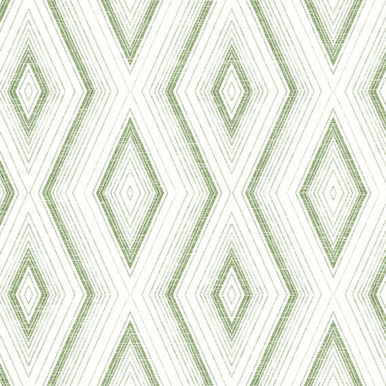 3120-13662 Santa Cruz Green Geometric Wallpaper