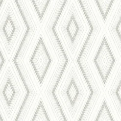 3120-13663 Santa Cruz Grey Geometric Wallpaper