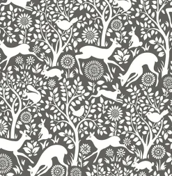 2766-22729 Seeger Brown Meadow Wallpaper