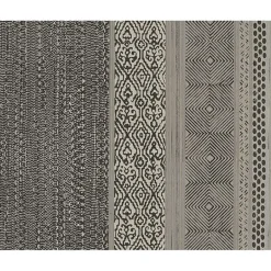 376023 Setif Taupe Stripe Wallpaper