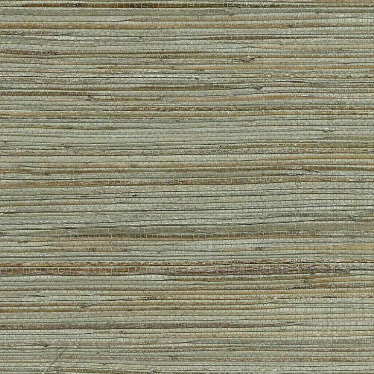 2732-80070 Shandong Sea Green Grasscloth Wallpaper