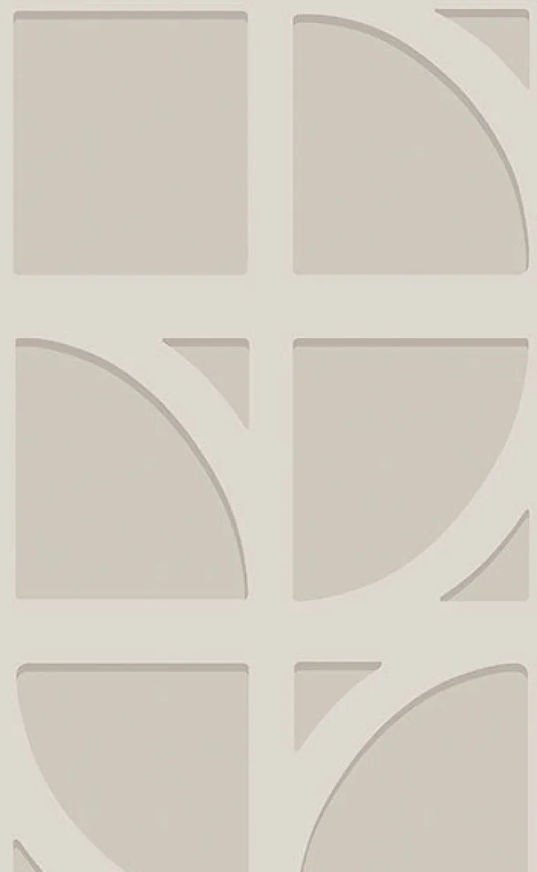 395802 Shapes Silver Curved Trellis Wallpaper
