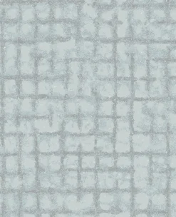 2964-87347 Shea Sky Blue Distressed Geometric Wallpaper