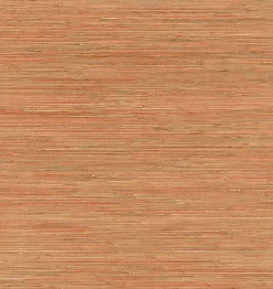 2972-86108 Shuang Coral Handmade Grasscloth Wallpaper