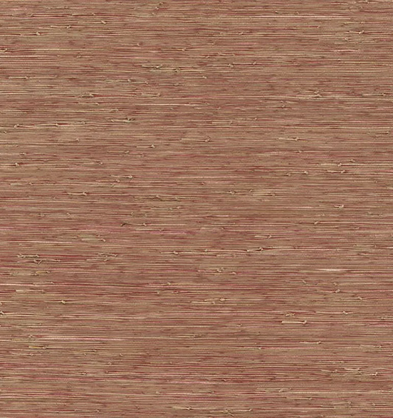 2972-86109 Shuang Rasberry Handmade Grasscloth Wallpaper