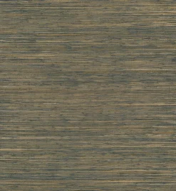 2972-86111 Shuang Teal Handmade Grasscloth Wallpaper