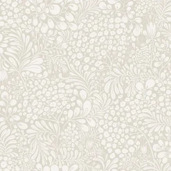 2932-65131 Siv Dark Grey Botanical Wallpaper