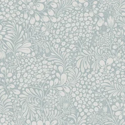 2932-65130 Siv Light Blue Botanical Wallpaper