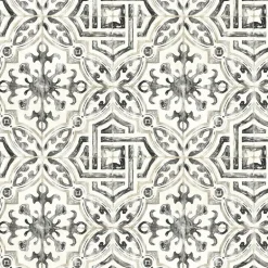 3123-12331 Sonoma Black Spanish Tile Wallpaper