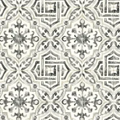 3117-12331 Sonoma Black Spanish Tile Wallpaper