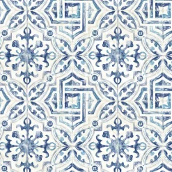3123-12332 Sonoma Blue Spanish Tile Wallpaper