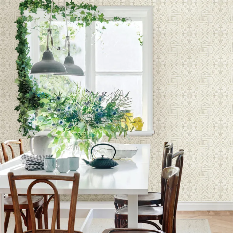 3117-12333 Sonoma Grey Spanish Tile Wallpaper