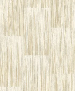 4020-85717 Soren Butter Striated Plank Wallpaper