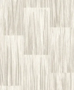 4020-85707 Soren Taupe Striated Plank Wallpaper