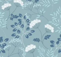 2975-87543 Sorrel Slate Botanical Wallpaper