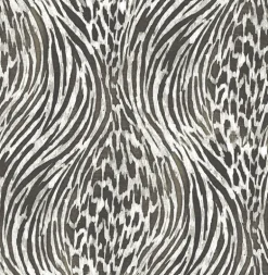 2763-24204 Splendid Platinum Animal Print Wallpaper