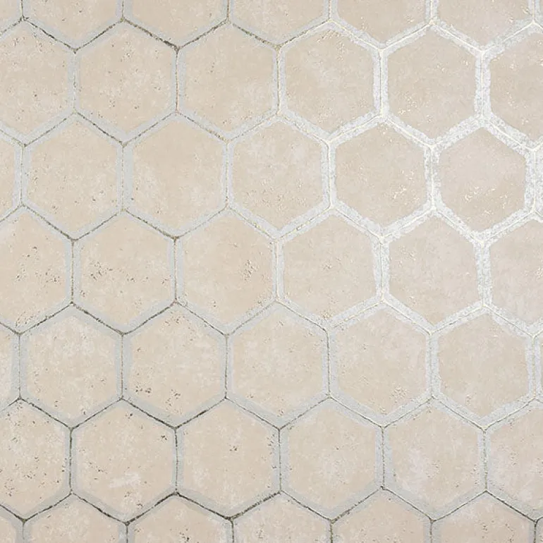 2927-00405 Starling Copper Honeycomb Wallpaper