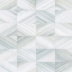 2904-25376 Stratum Light Blue Geometric Faux Wood Wallpaper