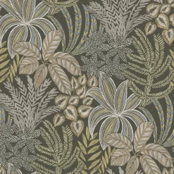 2970-13903 Sumner Brown Woodland Botanical Wallpaper