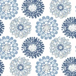 3120-13705 Sunkissed Blue Floral Wallpaper