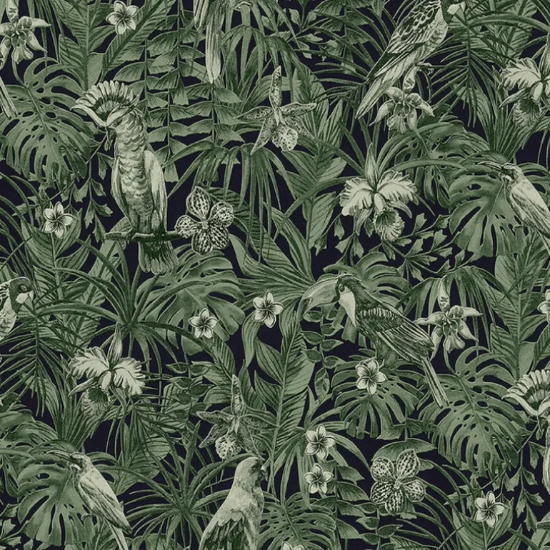 2979-37210-1 Susila Green Tropical Wallpaper