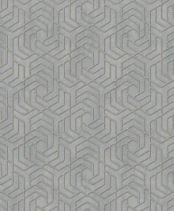 4035-32610 Tama Grey Geometric Wallpaper