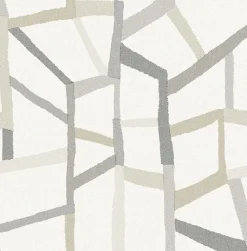 2903-25848 Tate Grey Geometric Linen Wallpaper