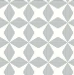 2902-25510 Telestar Black Geometric Wallpaper