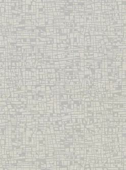 2945-1114 Tiffany Silver Abstract Geometric Wallpaper