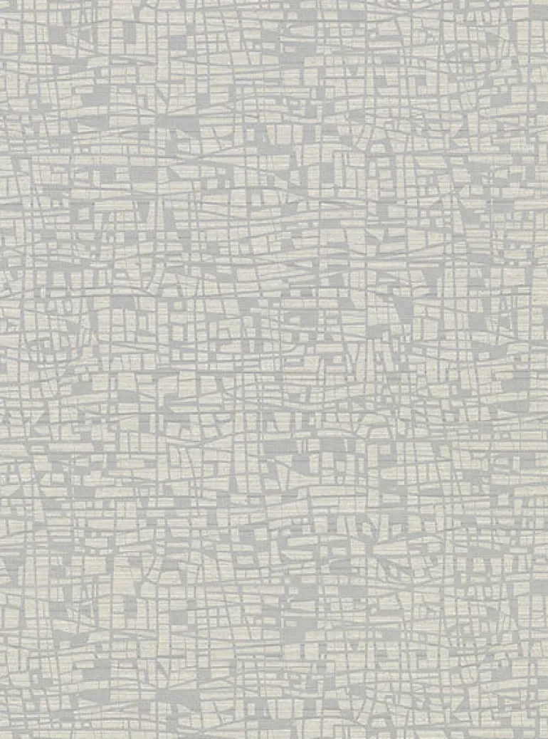 2945-1114 Tiffany Silver Abstract Geometric Wallpaper