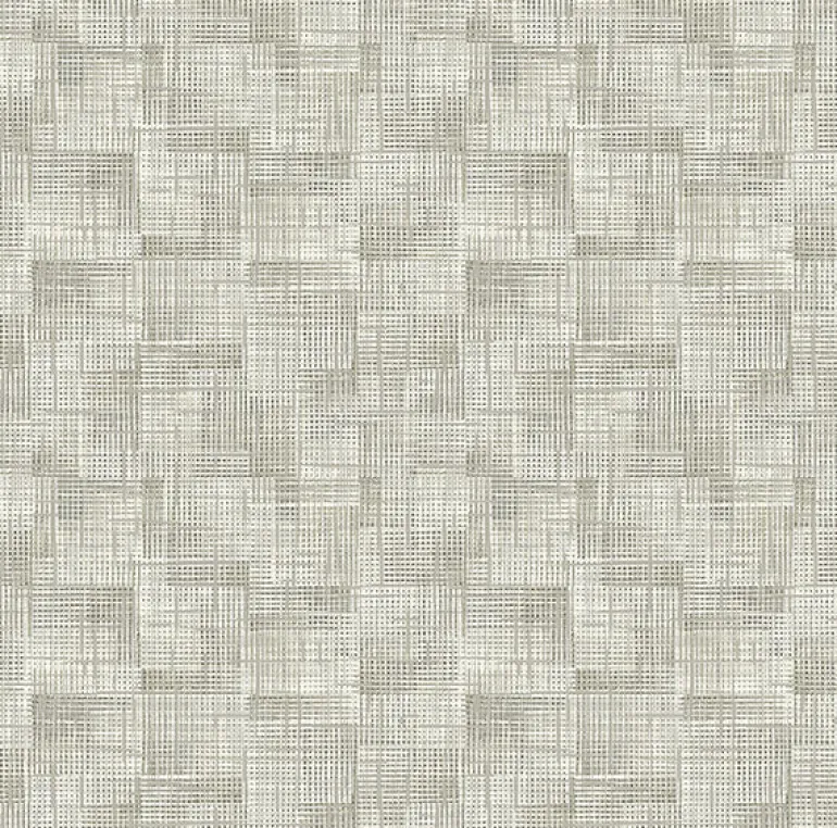 2971-86156 Ting Taupe Abstract Woven Wallpaper